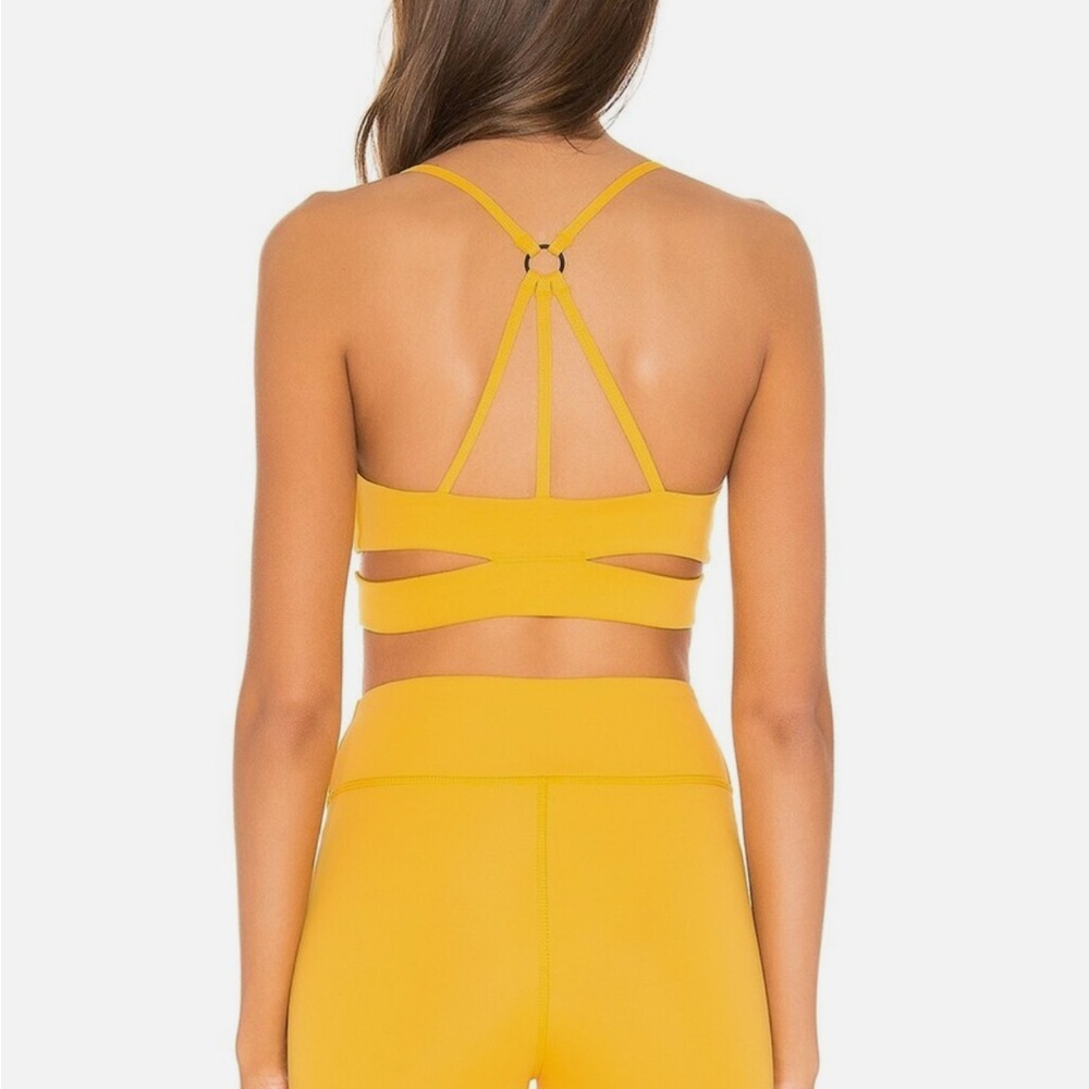 NWOT: FULL SET! Lovewave X REVOLVE Strappy Sports Bra and Leggings Set XXS⭐️💛 - Picture 5 of 11